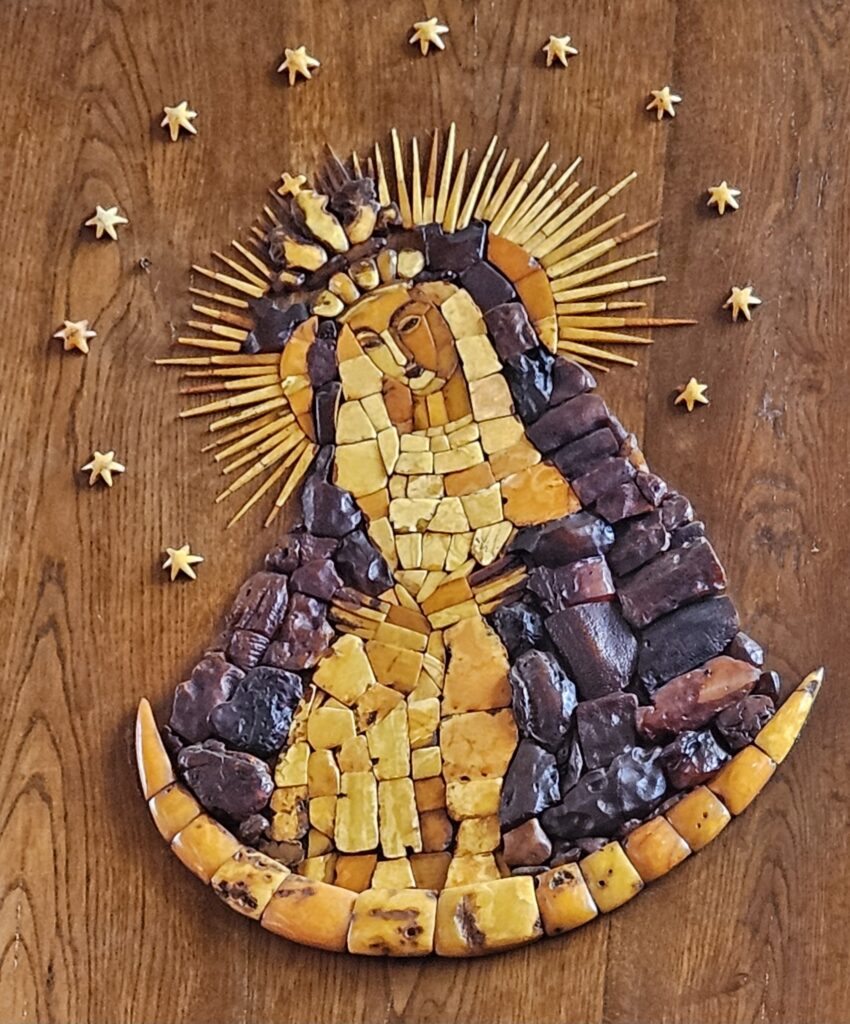 A stone mosaic I found in Kernave.